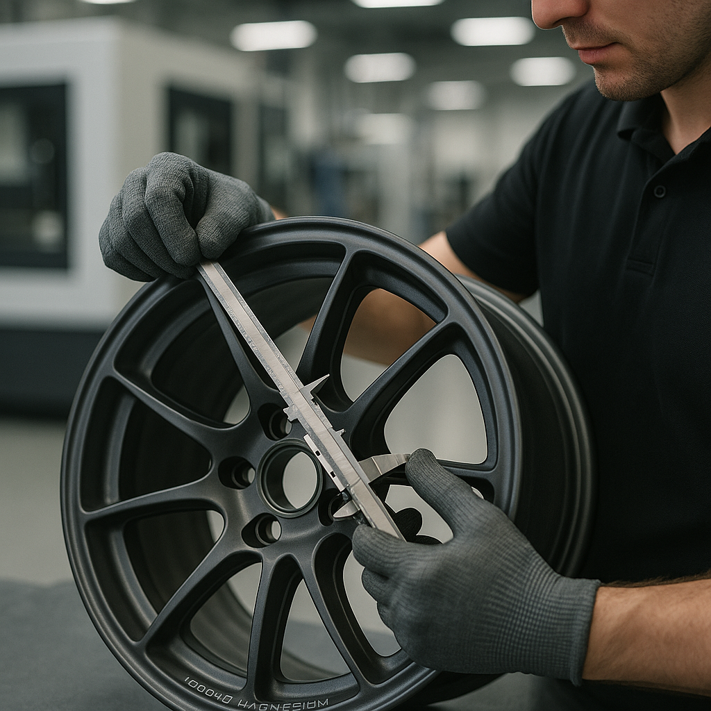 Forged magnesium wheel production for B2B customers