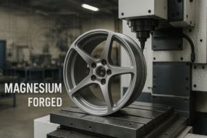 Magnesium forged wheel manufacturing in high-precision workshop