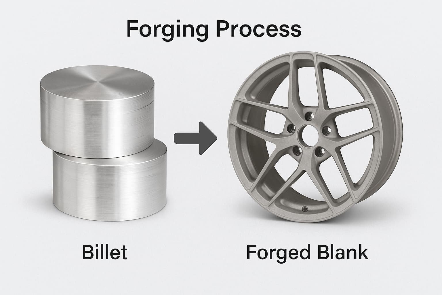 CNC forging process at FLEXIFORGED factory