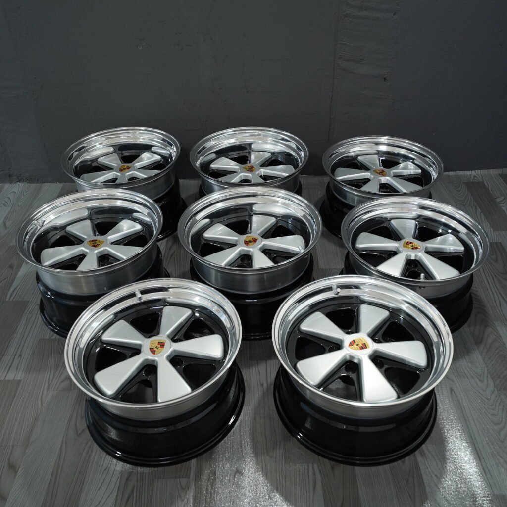 3-piece forged wheels for Porsche 964 Backdate (Singer style)
