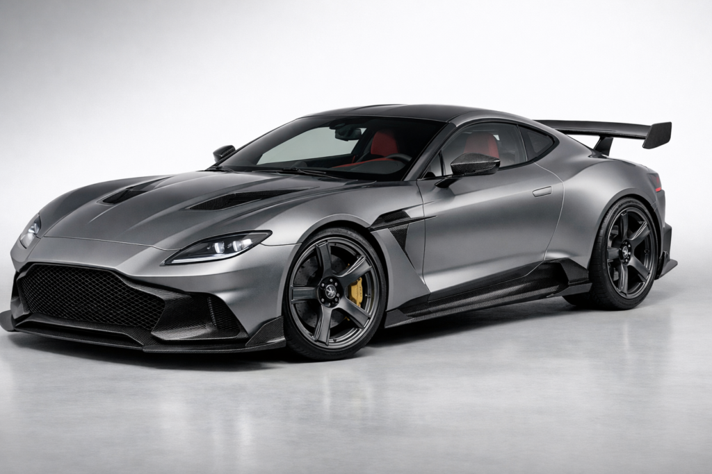 Aston Martin Valiant with forged magnesium wheels (front three-quarter view)