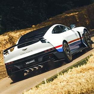 Aston Martin Valiant rear three-quarter view