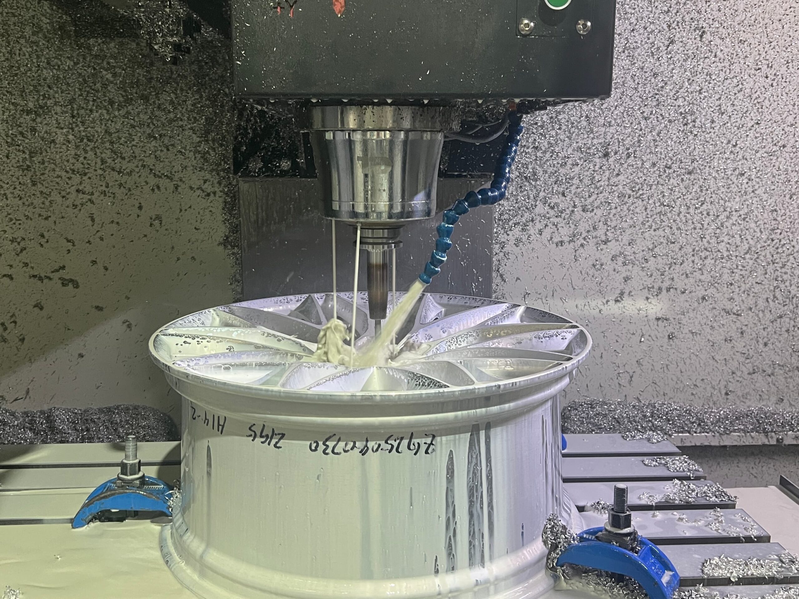 3 to 5 axis CNC milling of forged wheel designs at the group plant