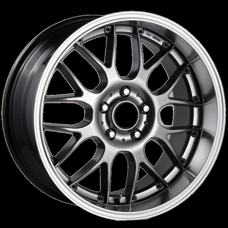 Gunmetal multi-spoke custom forged deep dish wheel by FLEXIFORGED