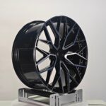 21x9.5 monoblock forged wheel three quarter view