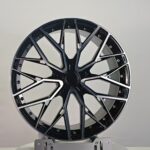 back side of monoblock forged wheel showing machined barrel