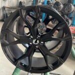 back side of monoblock forged wheel showing machined barrel