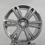 back side of monoblock forged wheel showing machined barrel