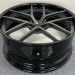 24x10 2-piece forged wheel three quarter view